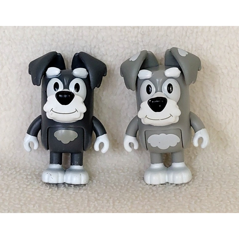 2021 (2) Bluey The Terriers School Friends Dog Figures RARE